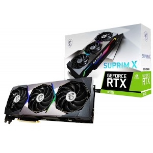 MSI GeForce RTX 3080 10GB GDDR6X LHR Graphic Card - RTX 3080 SUPRIM X 10G